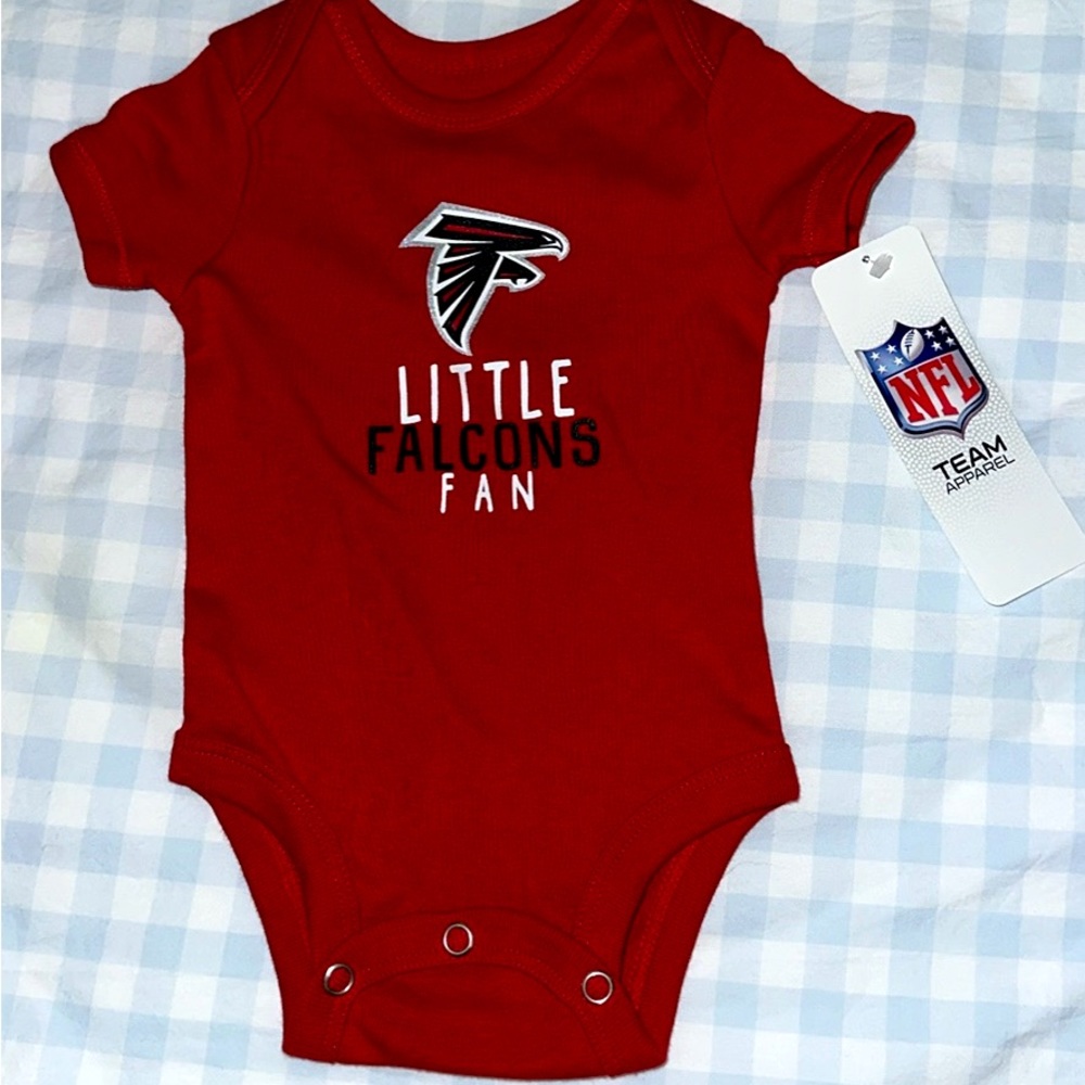 NWT Atlanta Falcons onesie NB size